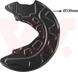 Van Wezel 5766371 - Protectie stropire,disc frana aaoparts.ro