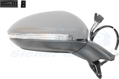 Van Wezel 5775826 - Oglinda exterioara aaoparts.ro