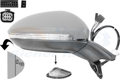 Van Wezel 5775828 - Oglinda exterioara aaoparts.ro