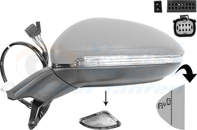 Van Wezel 5775827 - Oglinda exterioara aaoparts.ro