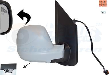 Van Wezel 0944828 - Oglinda exterioara aaoparts.ro