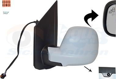 Van Wezel 0944827 - Oglinda exterioara aaoparts.ro