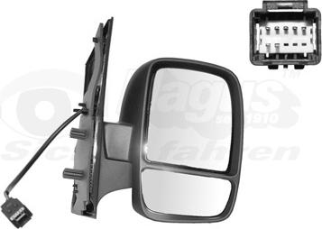 Van Wezel 0943818 - Oglinda exterioara aaoparts.ro