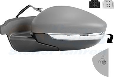 Van Wezel 0959827 - Oglinda exterioara aaoparts.ro