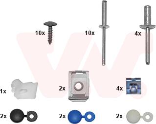 Van Wezel 0969794 - Set montaj, bara protectie aaoparts.ro
