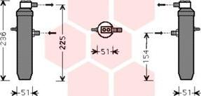 Van Wezel 0900D234 - Uscator,aer conditionat aaoparts.ro