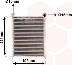 Van Wezel 09016703 - Schimbator caldura, incalzire habitaclu aaoparts.ro