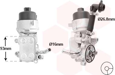 Van Wezel 09013728 - Radiator ulei, ulei motor aaoparts.ro