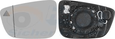 Van Wezel 0593835 - Sticla oglinda, oglinda retrovizoare exterioara aaoparts.ro