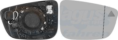 Van Wezel 0593836 - Sticla oglinda, oglinda retrovizoare exterioara aaoparts.ro