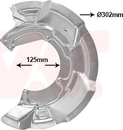 Van Wezel 0506372 - Protectie stropire,disc frana aaoparts.ro
