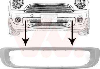 Van Wezel 0508599 - Grila ventilatie, bara protectie aaoparts.ro