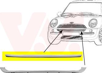 Van Wezel 0502481 - Grila ventilatie, bara protectie aaoparts.ro