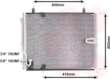 Van Wezel 06005183 - Condensator, climatizare aaoparts.ro