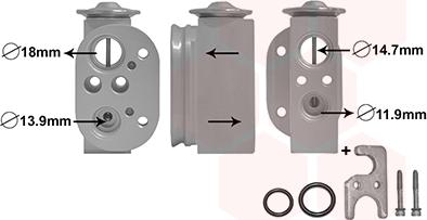 Van Wezel 06001497 - Supapa expansiune, clima aaoparts.ro