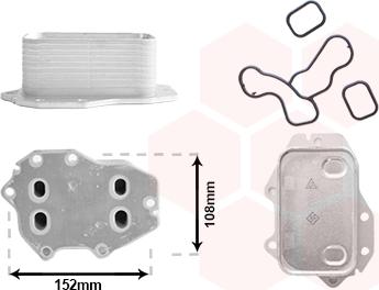 Van Wezel 06013773 - Radiator ulei, ulei motor aaoparts.ro