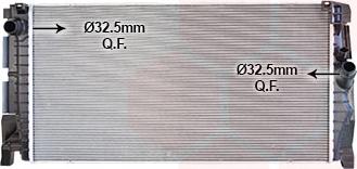 Van Wezel 06012747 - Radiator, racire motor aaoparts.ro