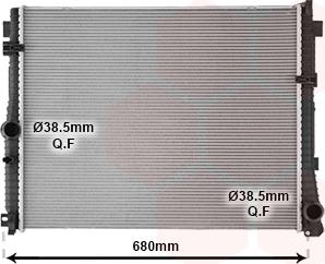 Van Wezel 06012757 - Radiator, racire motor aaoparts.ro