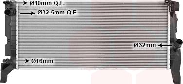 Van Wezel 06012724 - Radiator, racire motor aaoparts.ro