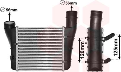 Van Wezel 03004221 - Intercooler, compresor aaoparts.ro