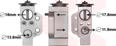 Van Wezel 03001351 - Supapa expansiune, clima aaoparts.ro