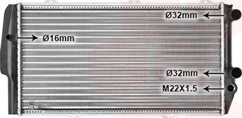 Van Wezel 03002019 - Radiator, racire motor aaoparts.ro