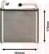 Van Wezel 03016385 - Schimbator caldura, incalzire habitaclu aaoparts.ro