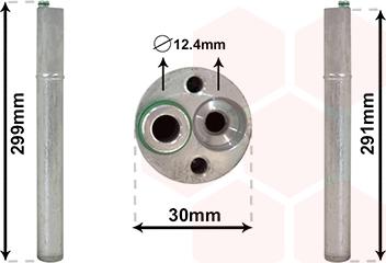 Van Wezel 0301D700 - Uscator,aer conditionat aaoparts.ro