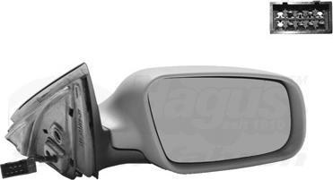 Van Wezel 0317808 - Oglinda exterioara aaoparts.ro