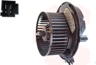 Van Wezel 0387773 - Ventilator, habitaclu aaoparts.ro