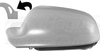 Van Wezel 0338843 - Acoperire oglinda exterioara aaoparts.ro