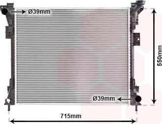 Van Wezel 07002104 - Radiator, racire motor aaoparts.ro