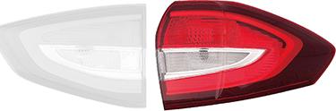 Van Wezel 1968922 - Lampa spate aaoparts.ro