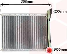 Van Wezel 15016700 - Schimbator caldura, incalzire habitaclu aaoparts.ro