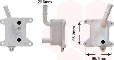 Van Wezel 15013701 - Radiator ulei, ulei motor aaoparts.ro