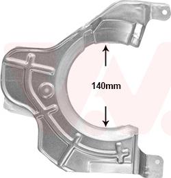 Van Wezel 1651371 - Protectie stropire,disc frana aaoparts.ro