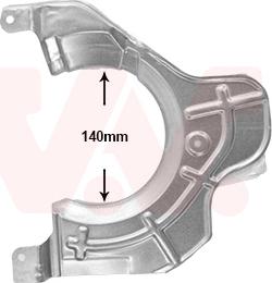 Van Wezel 1651372 - Protectie stropire,disc frana aaoparts.ro