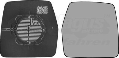 Van Wezel 1610838 - Sticla oglinda, oglinda retrovizoare exterioara aaoparts.ro