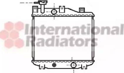 Van Wezel 11002005 - Radiator, racire motor aaoparts.ro