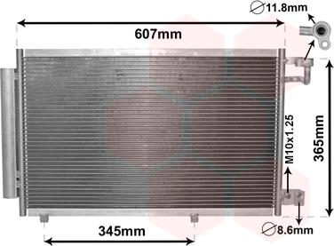Van Wezel 18005439 - Condensator, climatizare aaoparts.ro