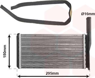 Van Wezel 18006098 - Schimbator caldura, incalzire habitaclu aaoparts.ro