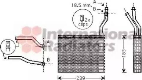 BEHR 8FH 351 315-631 - Schimbator caldura, incalzire habitaclu aaoparts.ro