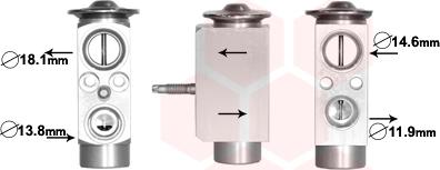 Van Wezel 18001492 - Supapa expansiune, clima aaoparts.ro