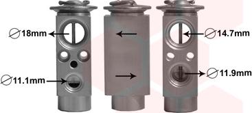 Van Wezel 18001380 - Supapa expansiune, clima aaoparts.ro