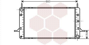 Van Wezel 18002102 - Radiator, racire motor aaoparts.ro