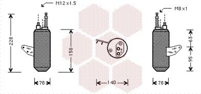 Van Wezel 1800D297 - Uscator,aer conditionat aaoparts.ro