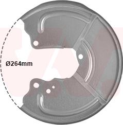 Van Wezel 1754373 - Protectie stropire,disc frana aaoparts.ro