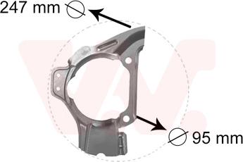 Van Wezel 1754372 - Protectie stropire,disc frana aaoparts.ro