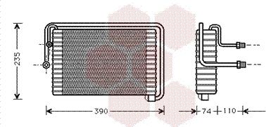 Van Wezel 1700V021 - Evaporator,aer conditionat aaoparts.ro