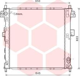 Van Wezel 81002123 - Radiator, racire motor aaoparts.ro